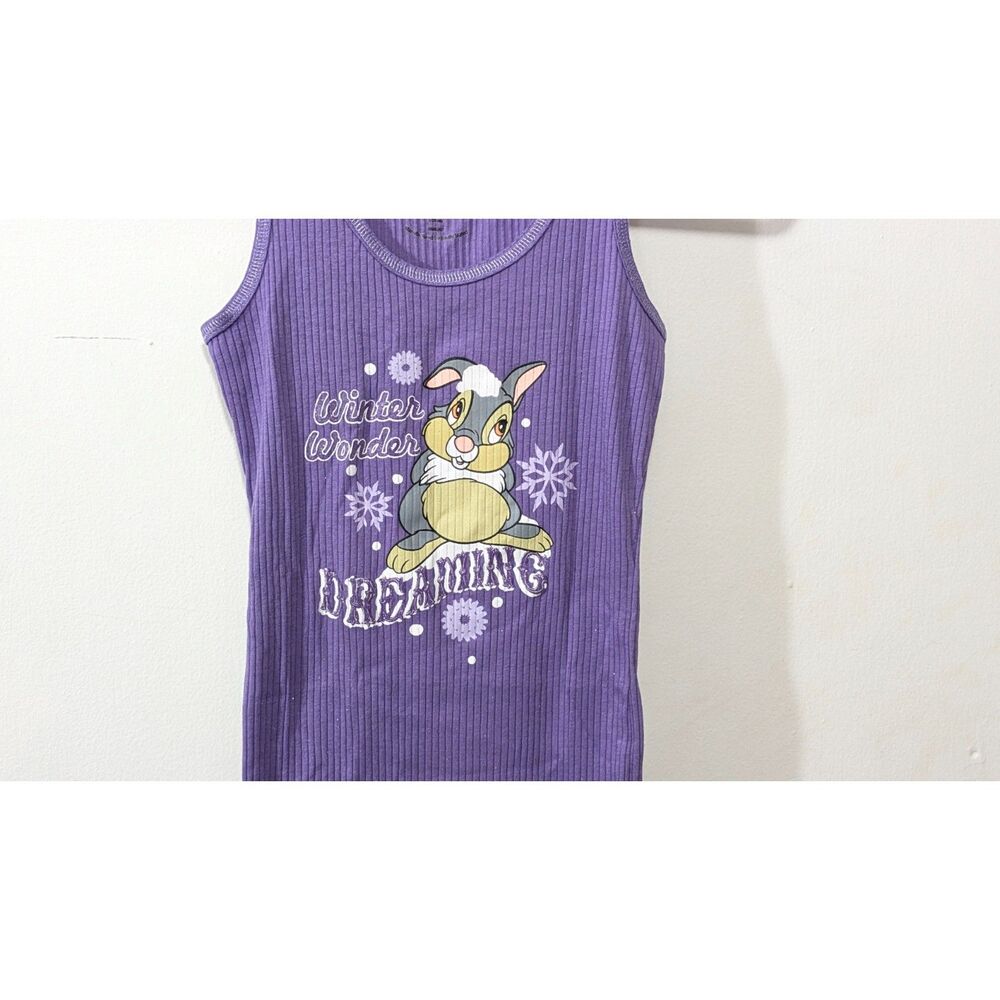 Purple Tank Top - Disney Thumper with sparkle sz. S - Picture 1 of 7